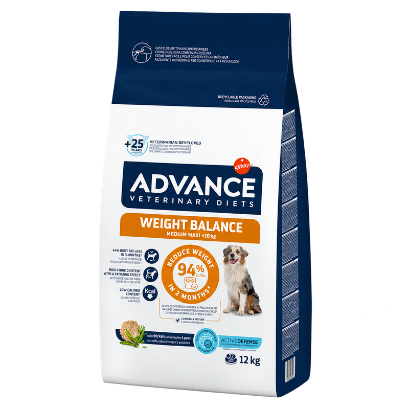 Affinity Advance Veterinary Diets Weight Balance Medium/Maxi pour chien
