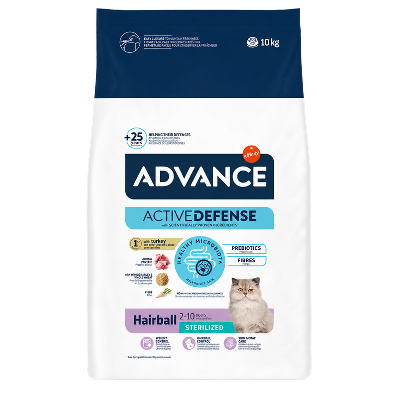 Affinity Advance Sterilized Hairball pour chat