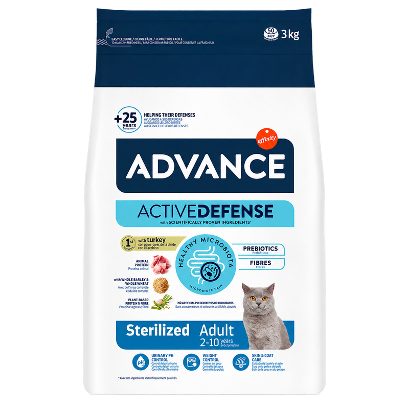 Affinity Advance Sterilized dinde, orge pour chat