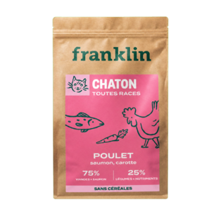 Franklin Chaton Poulet, Saumon, Carotte