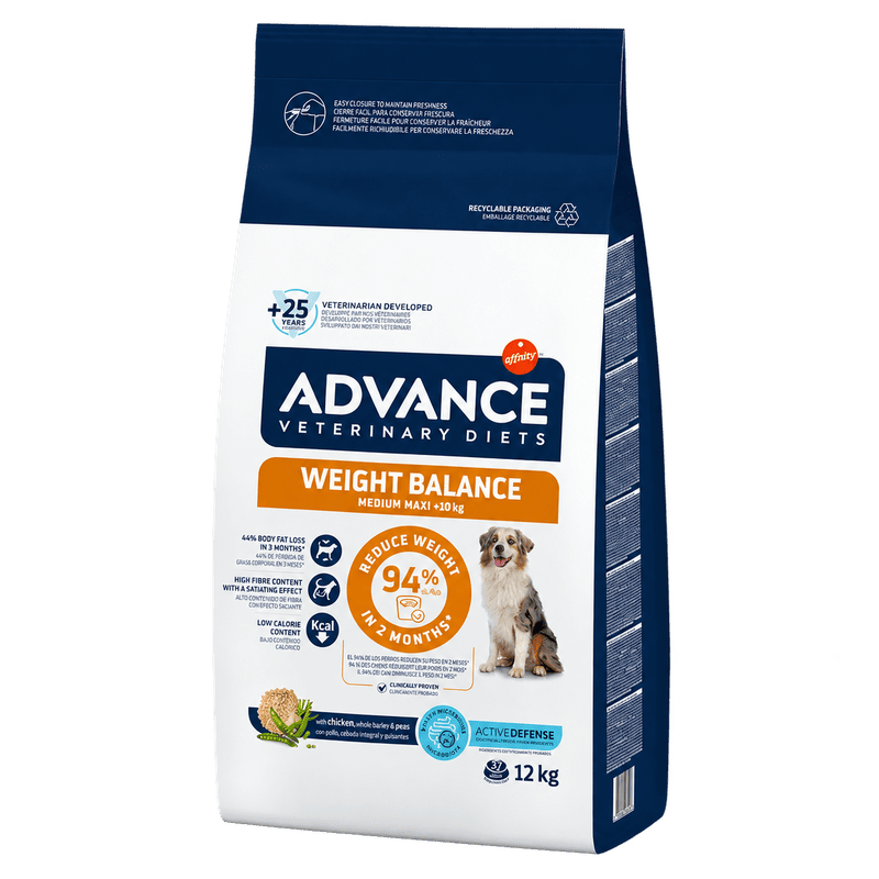 Affinity Advance Veterinary Diets Weight Balance Medium/Maxi pour chien