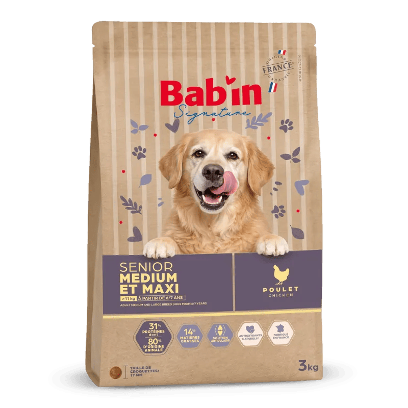 Bab'in Medium & Maxi Senior - Poulet