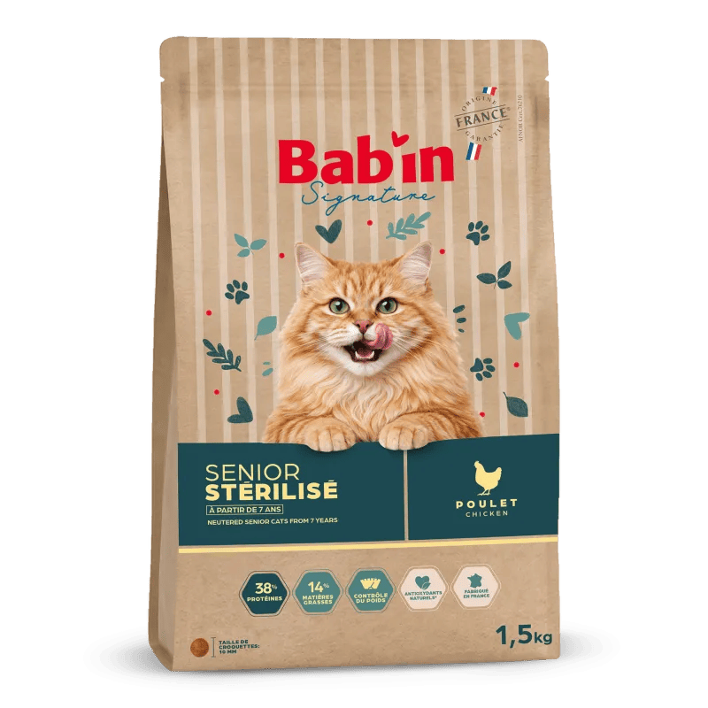 Bab'in Chat Senior Stérilisé - Poulet