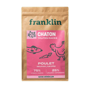 Franklin Chaton Poulet, Saumon, Carotte