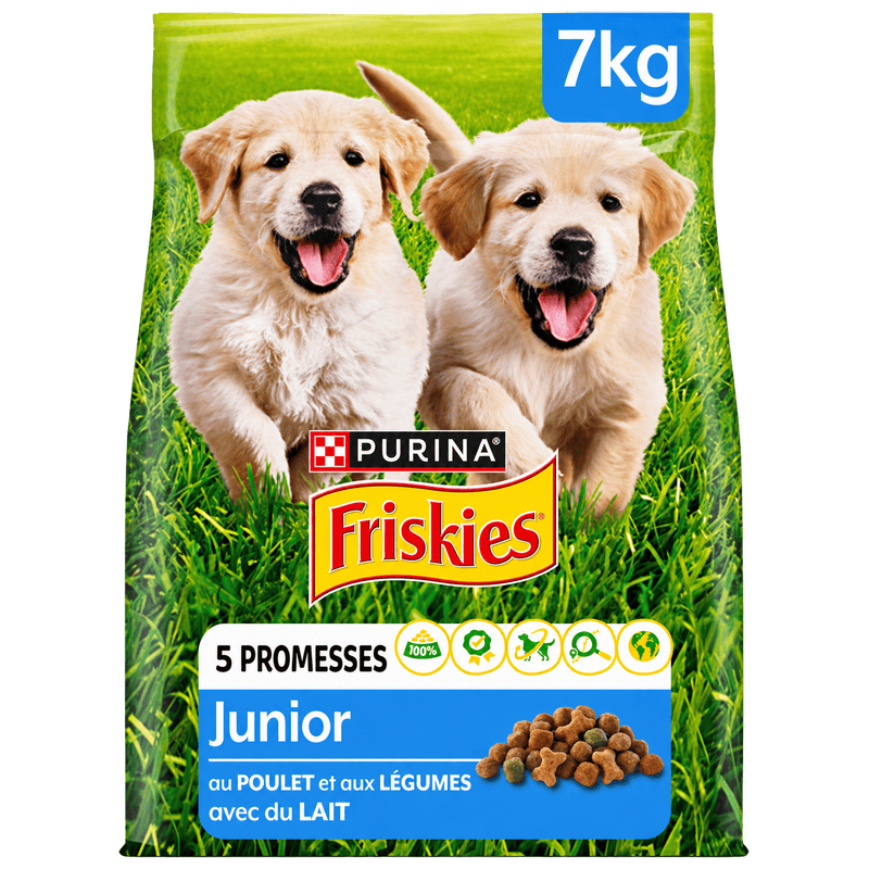 Friskies Vitafit Junior au Poulet, légumes et lait
