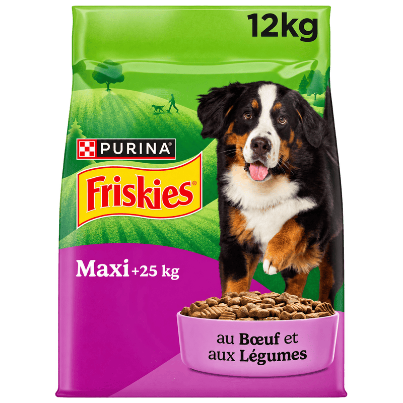 Friskies Maxi au Bœuf pour chien adulte de grande taille
