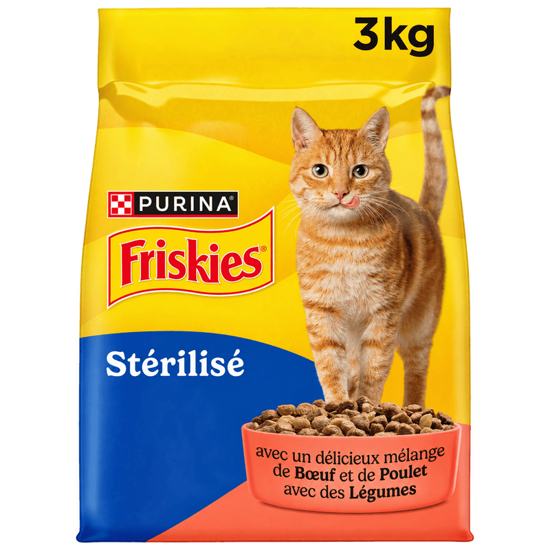 Friskies Chat stérilisé Boeuf, Poulet et Légumes