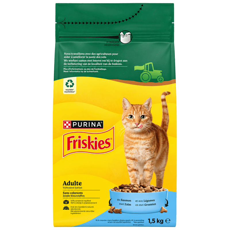 Friskies Chat Au Saumon et Légumes
