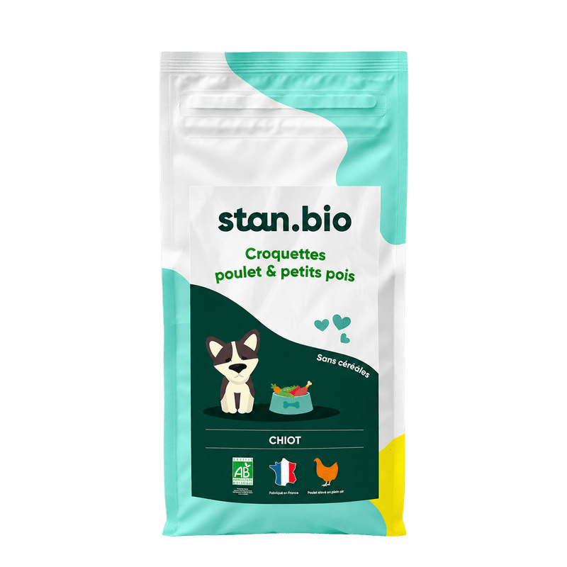 Stan.bio Croquettes Poulet & Petit Pois - Chiot