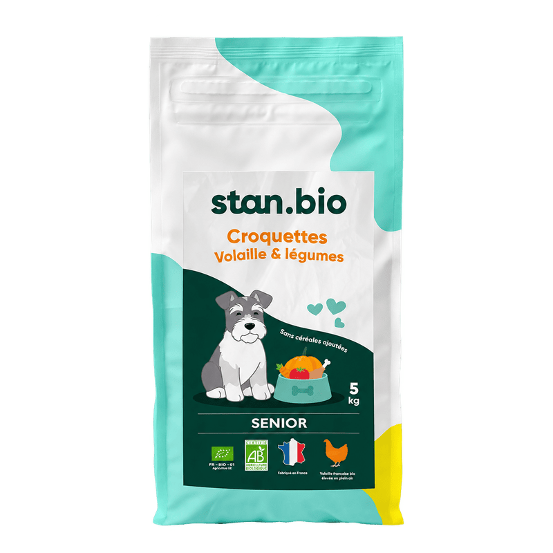Stan.bio Croquettes Volaille & Légumes - Chien Sénior