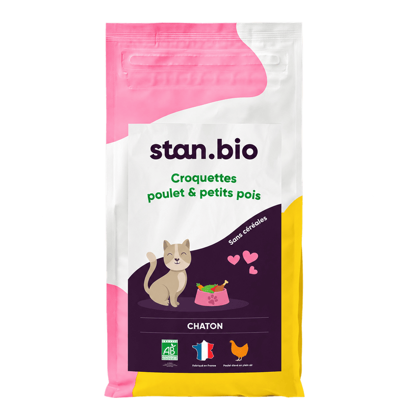 Stan.bio Croquettes Poulet & Petit Pois - Chaton